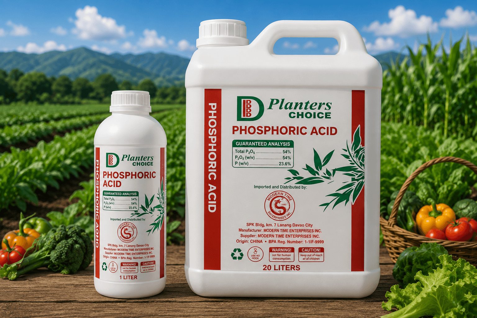 Planters Choice Phosphoric Acid packaging